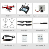 Upgrate New Drone With Camera 720P HD 0.3W White Hover Helikopter VS SYMA X52 Dron RC Drone Full hd Camera Drone Professional