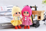 5PCS NEW Kids Toys Soft Interactive Baby Dolls Toy Mini Doll For girls and boys  Free Shipping