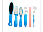 a8Pcs/Set Manicure Foot Care File Set Dead Hard Skin Callus Remover Scraper Pedicure Rasp Tools Feet Care Tool Kit Foot Care Tool