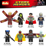 For sale thor Marvel Avengers Infinity Wars Ant Iron Man spiderman Doctor Strange Loki Model Building Blocks Bricks Toys Figures
