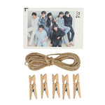 KPOP BTS Bangtan Boys LOVE YOURSELF Tear Album Transparent Photo Card
