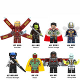 legoings Marvel Super Heroes Infinity War Thanos Guardians of Galaxy Spider iron man Avengers THOR Building Blocks Toys Figures