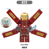 legoings Marvel Super Heroes Infinity War Thanos Guardians of Galaxy Spider iron man Avengers THOR Building Blocks Toys Figures