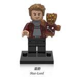 legoings Marvel Super Heroes Infinity War Thanos Guardians of Galaxy Spider iron man Avengers THOR Building Blocks Toys Figures