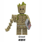 legoings Marvel Super Heroes Infinity War Thanos Guardians of Galaxy Spider iron man Avengers THOR Building Blocks Toys Figures