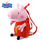44cm Genuine peppa pig Bigger size George Peppa Backpack kids plush bag for Kindergarten 1pcs free shipping