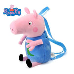 44cm Genuine peppa pig Bigger size George Peppa Backpack kids plush bag for Kindergarten 1pcs free shipping