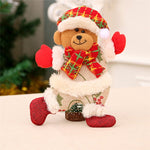 1PC 2018 Merry christmas ornaments christmas Gift Santa Claus Snowman Tree Toy Doll Hang Decorations for home Enfeites De Natal