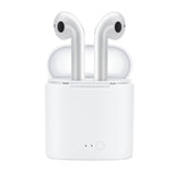 i7 New Mini Wireless Bluetooth Earphone With Charging Box Stereo True Earbud Headset Earpiece for iphone Android air pods