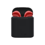 i7 New Mini Wireless Bluetooth Earphone With Charging Box Stereo True Earbud Headset Earpiece for iphone Android air pods