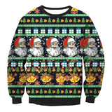 New Arrival Stylish Unisex Christmas Sweatershirt Men Women Santa Xmas Christmas Novelty Ugly Warm Sweater Female Tops Clothes