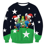 New Arrival Stylish Unisex Christmas Sweatershirt Men Women Santa Xmas Christmas Novelty Ugly Warm Sweater Female Tops Clothes