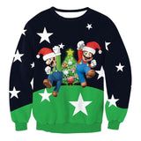 New Arrival Stylish Unisex Christmas Sweatershirt Men Women Santa Xmas Christmas Novelty Ugly Warm Sweater Female Tops Clothes