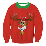 New Arrival Stylish Unisex Christmas Sweatershirt Men Women Santa Xmas Christmas Novelty Ugly Warm Sweater Female Tops Clothes