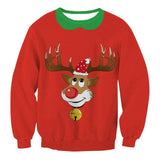 New Arrival Stylish Unisex Christmas Sweatershirt Men Women Santa Xmas Christmas Novelty Ugly Warm Sweater Female Tops Clothes