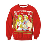 New Arrival Stylish Unisex Christmas Sweatershirt Men Women Santa Xmas Christmas Novelty Ugly Warm Sweater Female Tops Clothes