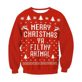 New Arrival Stylish Unisex Christmas Sweatershirt Men Women Santa Xmas Christmas Novelty Ugly Warm Sweater Female Tops Clothes