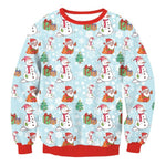 New Arrival Stylish Unisex Christmas Sweatershirt Men Women Santa Xmas Christmas Novelty Ugly Warm Sweater Female Tops Clothes