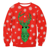 New Arrival Stylish Unisex Christmas Sweatershirt Men Women Santa Xmas Christmas Novelty Ugly Warm Sweater Female Tops Clothes
