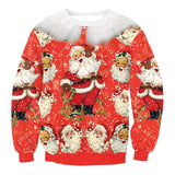 New Arrival Stylish Unisex Christmas Sweatershirt Men Women Santa Xmas Christmas Novelty Ugly Warm Sweater Female Tops Clothes