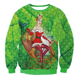 New Arrival Stylish Unisex Christmas Sweatershirt Men Women Santa Xmas Christmas Novelty Ugly Warm Sweater Female Tops Clothes