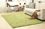 Shaggy Fluffy Rugs Anti-Skid Area Rug Dining Room Carpet Home Bedroom Floor Mat