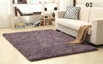 Shaggy Fluffy Rugs Anti-Skid Area Rug Dining Room Carpet Home Bedroom Floor Mat