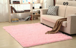 Shaggy Fluffy Rugs Anti-Skid Area Rug Dining Room Carpet Home Bedroom Floor Mat