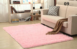 Shaggy Fluffy Rugs Anti-Skid Area Rug Dining Room Carpet Home Bedroom Floor Mat