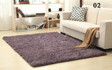 Shaggy Fluffy Rugs Anti-Skid Area Rug Dining Room Carpet Home Bedroom Floor Mat