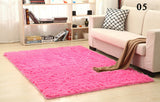 Shaggy Fluffy Rugs Anti-Skid Area Rug Dining Room Carpet Home Bedroom Floor Mat