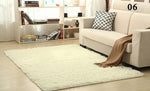 Shaggy Fluffy Rugs Anti-Skid Area Rug Dining Room Carpet Home Bedroom Floor Mat
